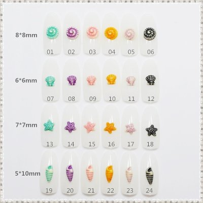 画像12: ポップカラー貝＆ヒトデ　