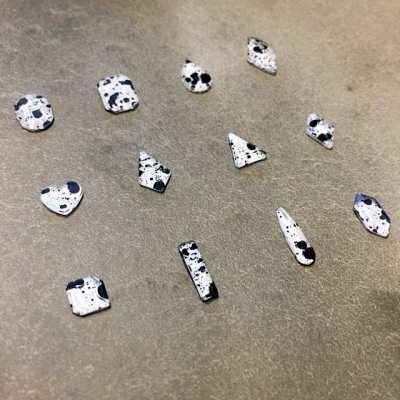 画像6: ウシ柄（モウ柄）模様ストーン