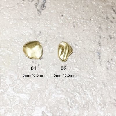 画像5: シャンパンゴールド　マットパーツ10点