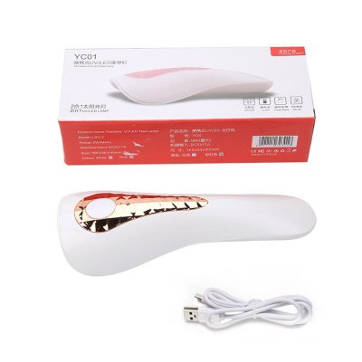 画像8: ポータブル  UV/LED ネイルランプ【シルバー】