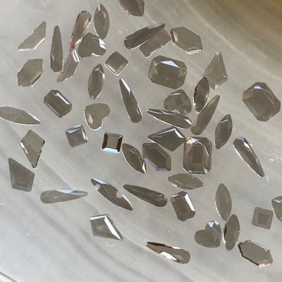 画像13: オーロラミックスガラスストーン【袋入りorケース入り】