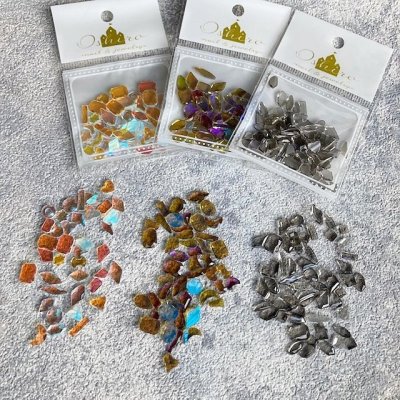 画像19: オーロラミックスガラスストーン【袋入りorケース入り】