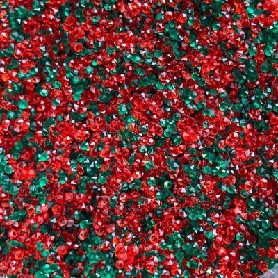 画像5: Vカットダイヤモンドストーン クリスマスカラー