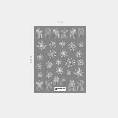 画像7: 5D　ぷっくり立体シール　雪の結晶