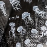 5D　ぷっくり立体シール　くらげ