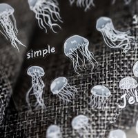 5D　ぷっくり立体シール　くらげ