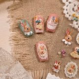 5D　ぷっくり立体シール　ラビット
