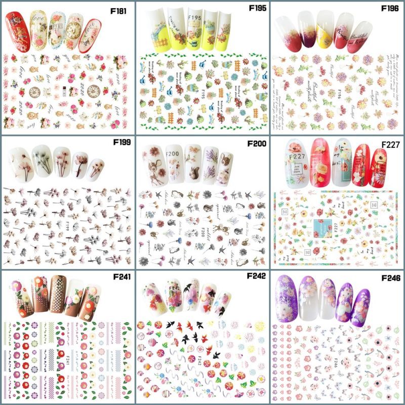 3D　ネイルステッカーF181-246（F181/F195/F196/F199/F200/F227/F241/F242/F246）