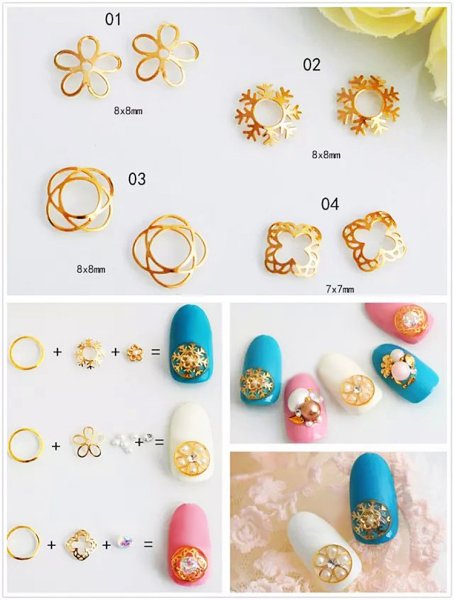 画像2: 空枠チャーム　10点 (2)