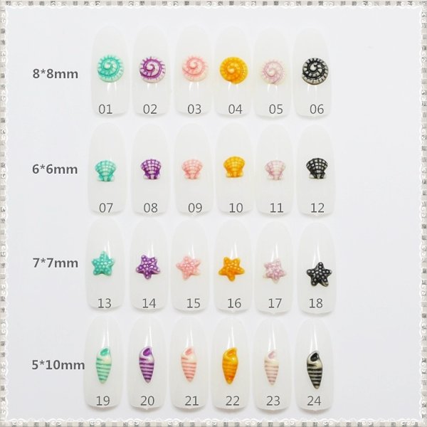 画像12: ポップカラー貝&ヒトデ  (12)