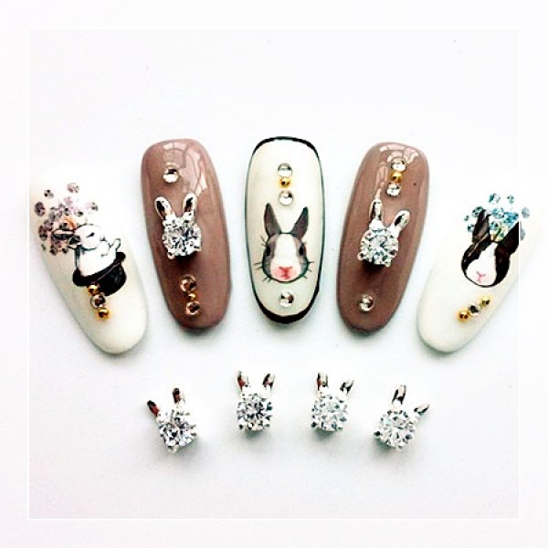 画像2: ラビットパーツ(ジルコン) (2)