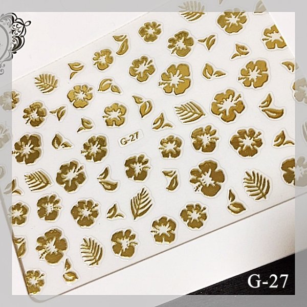 画像5: 3Dネイルステッカー　６種類 (5)