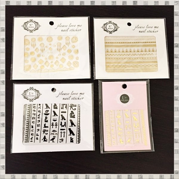 画像4: 3Dネイルステッカー　４種類 (4)