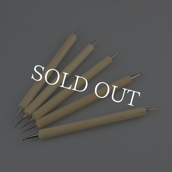 画像8: ケース付　ネイルブラシ+ドットペン20本セット【現品限り】 (8)