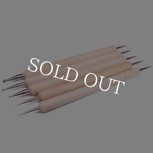 画像7: ケース付　ネイルブラシ+ドットペン20本セット【現品限り】 (7)