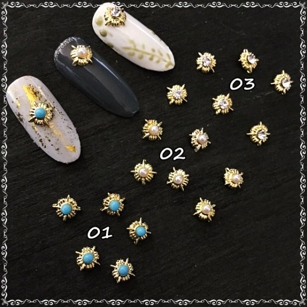 画像2: 3ストーン パーツ (2)