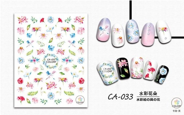 画像2: 3D　ネイルステッカーca033-071（ca033/ca034/ca046/ca059/ca070/ca071） (2)