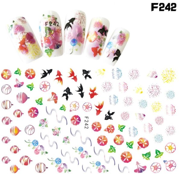 画像9: 3D　ネイルステッカーF181-246（F181/F195/F196/F199/F200/F227/F241/F242/F246） (9)