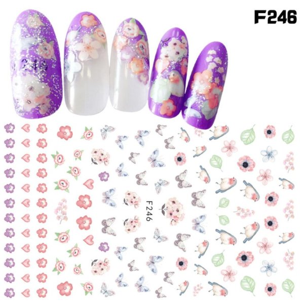 画像10: 3D　ネイルステッカーF181-246（F181/F195/F196/F199/F200/F227/F241/F242/F246） (10)
