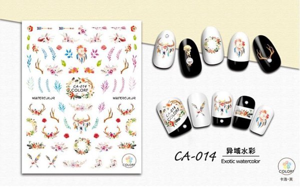 画像5: 3D　ネイルステッカー（ca006/ca007/ca011/ca014/ca026/ca027） (5)