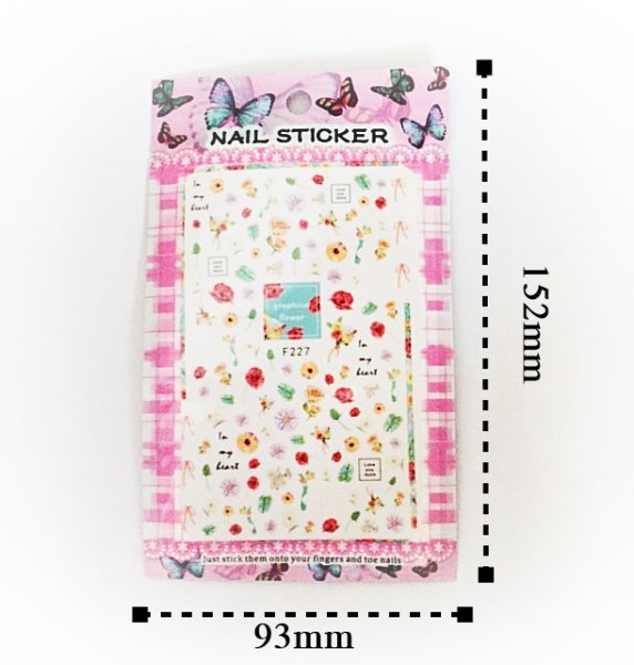 画像11: 3D　ネイルステッカーF181-246（F181/F195/F196/F199/F200/F227/F241/F242/F246） (11)