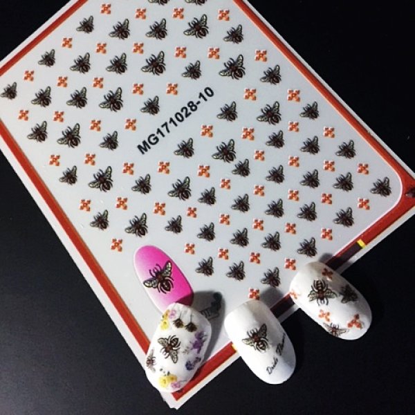画像2: 3Dネイルステッカー　蜂 (2)