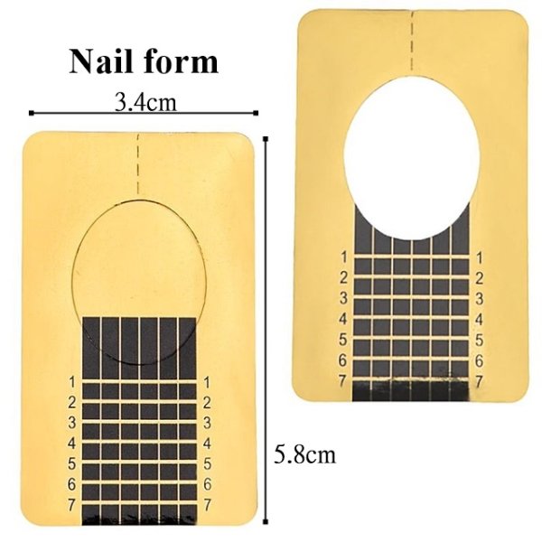 画像3: ネイルフォーム50枚 (3)