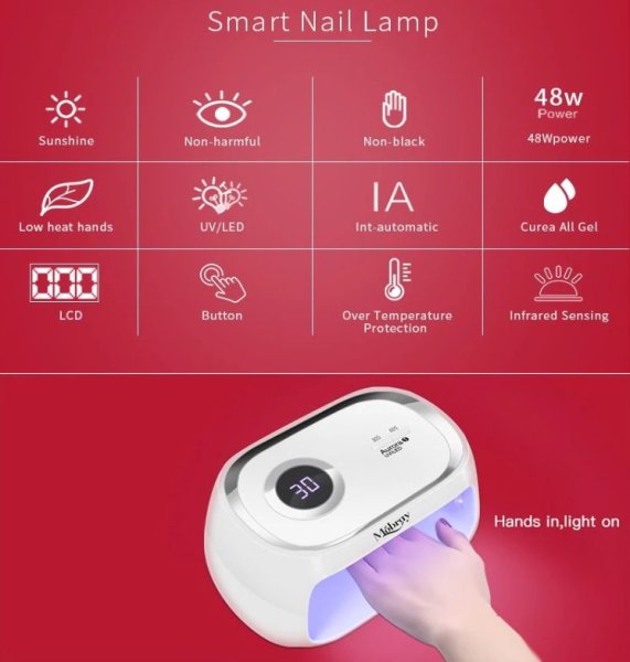 画像4: コンパクト48Wネイルライト (4)