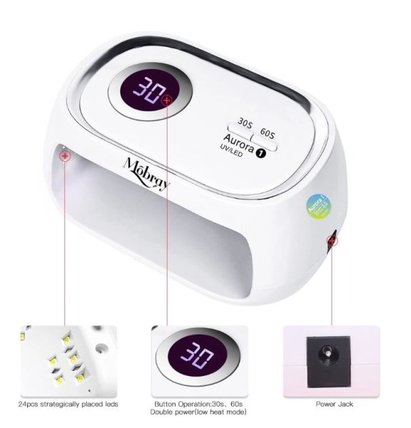 画像2: コンパクト48Wネイルライト (2)