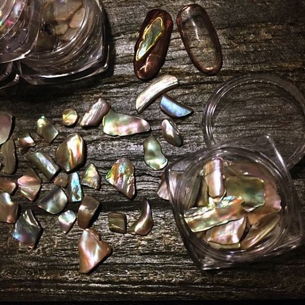 画像2: ハイクオリティー レインボーカラーシェル (2)