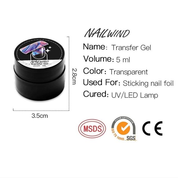 画像3: NAIL WINDトランスファー ジェル(転写用ジェル) (3)