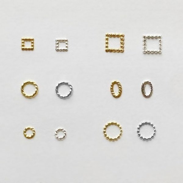 画像3: フレームスタッズシリーズ　ゴールド＆シルバー (3)