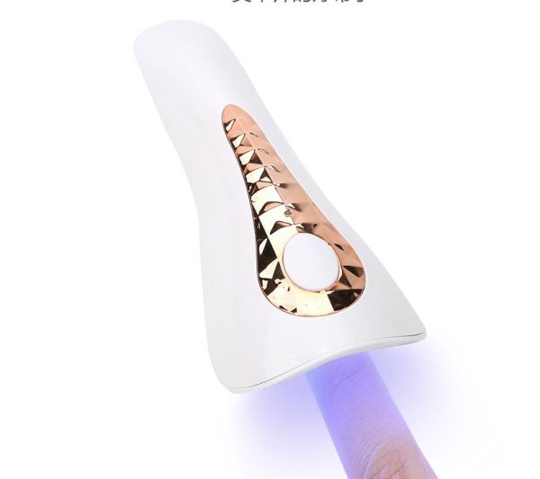 画像7: ポータブル  UV/LED ネイルランプ【シルバー】 (7)