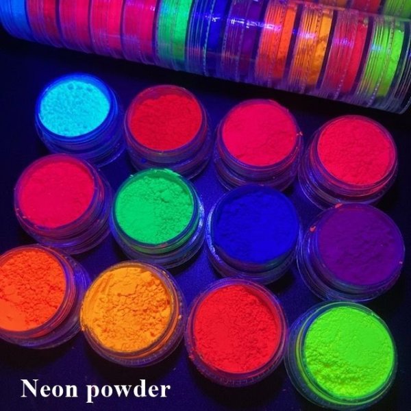 画像2: ネオンパウダー 12色1セット (2)