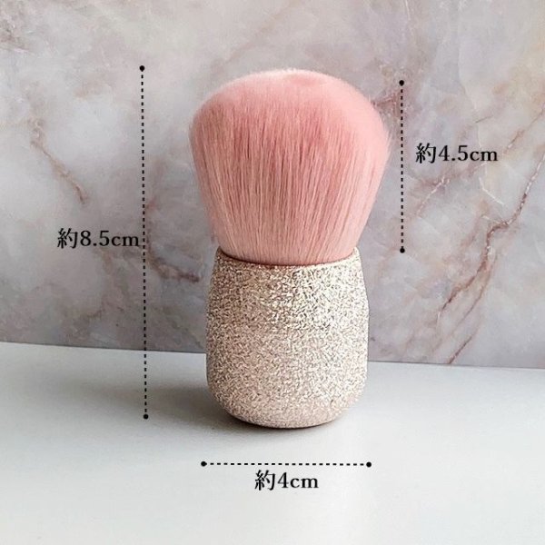 画像2: フラッフィブラシ シャンパンピンクゴールド (2)